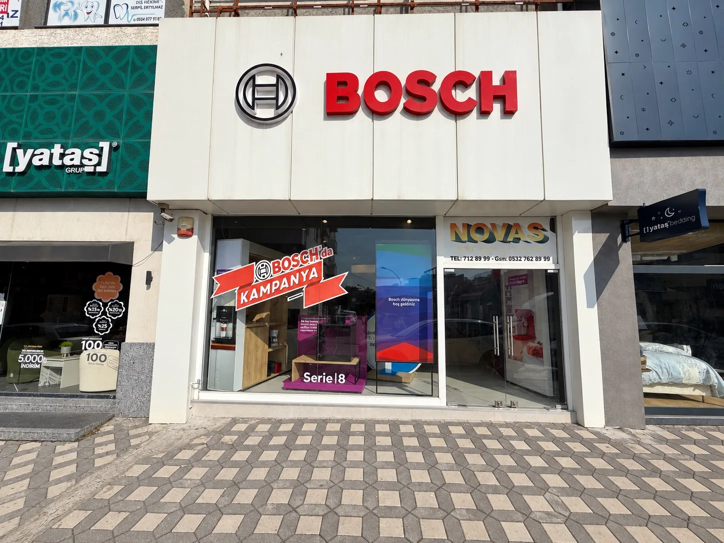Bosch Dörtyol mağazası dış cephe