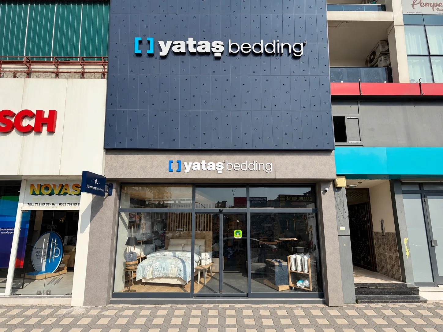 Yataş Bedding Dörtyol mağazası dış cephe